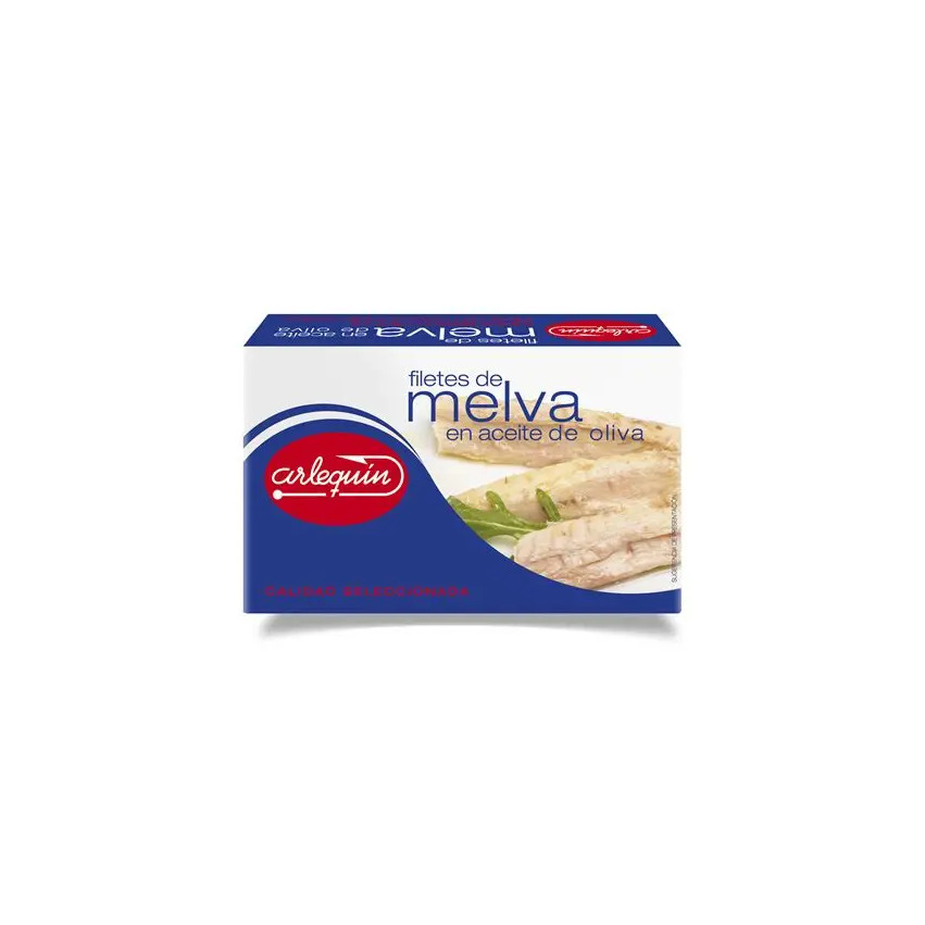 Filetes de Melva en Aceite de Oliva 120 grs. Arlequin