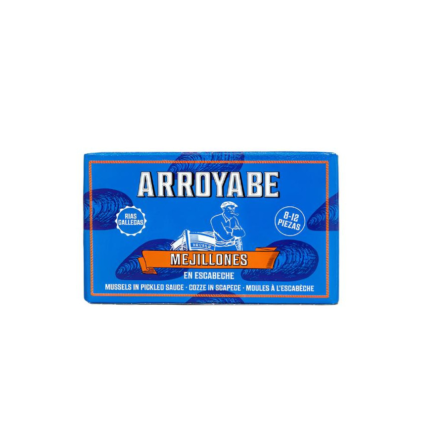 Mussels in Escabeche 8/12 120 ml Arroyabe