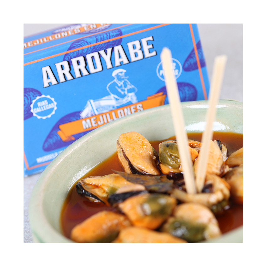 Mejillones en Escabeche 8/12 120 ml Arroyabe