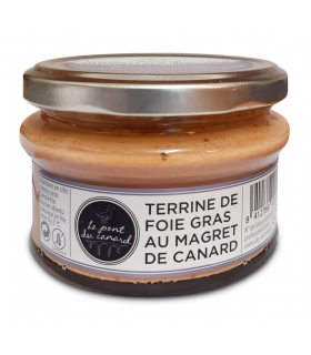 Terrine de Foie Gras de Pato Au Magret de Canard "Le pont de canard"