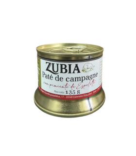 Paté wiejski z papryk? Espelette 135 g Zubia