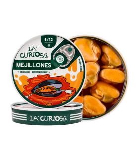 MEJILLONES EN ESCABECHE (LATA LITOGRAFIADA) – 8/12 PIEZAS
